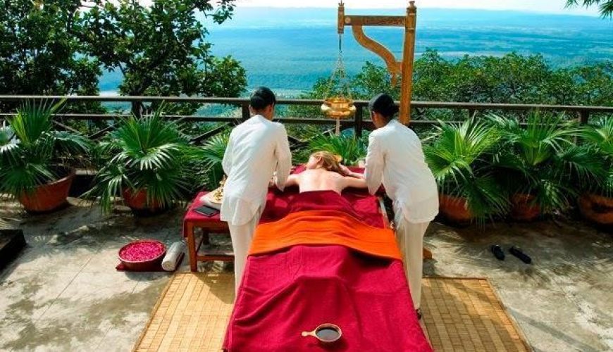 he spa and ayurveda therapies at Ananda nestled in the Himalayas is as phisically de-stressing as they are emotionally and spiritually uplifting