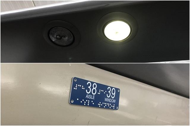 Vande Bharat Express: Apart from personalized reading lights, each seat numbers are also braille integrated to make for a more convenient journey for the visually challenged passengers.
